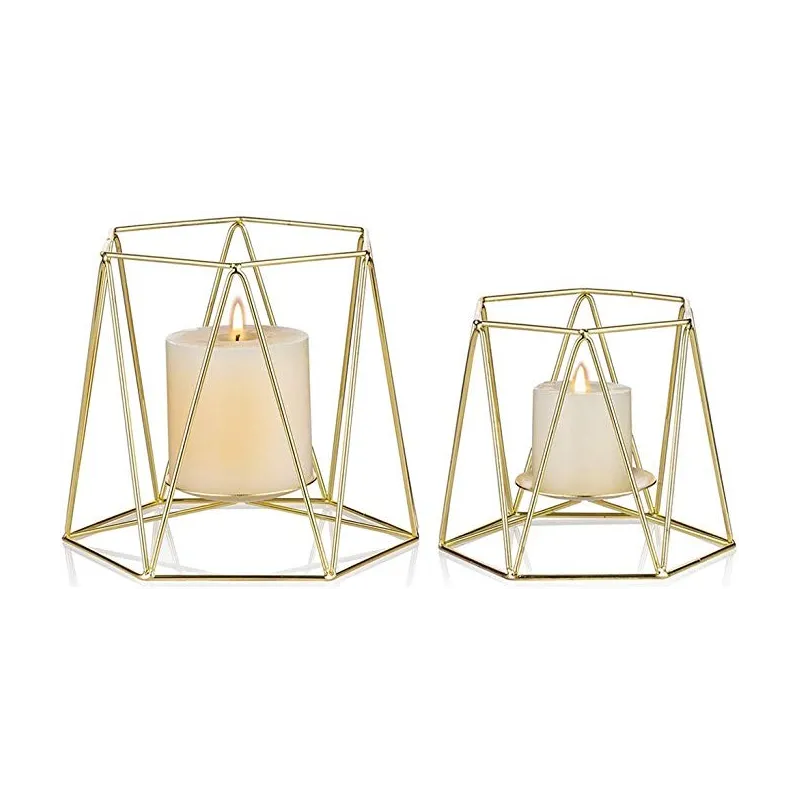Moderne Jubilee Design Lysestager – 2 Stk. - Guld