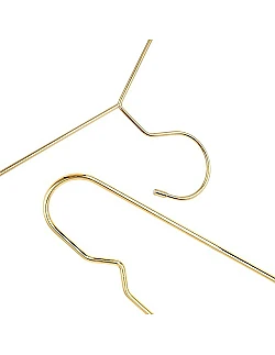 Elegante Garderobe & Tøjbøjler – 30 Stk. - Guld