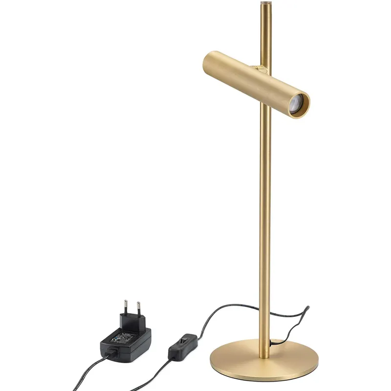 Moderne LED Design Bord Lampe – 1 Stk. - Mat Guld 
