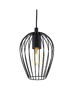 Vintage Newtown Design Pendellampe - Sort