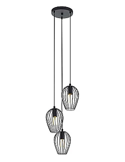 Vintage Newtown Design Pendellampe - Sort