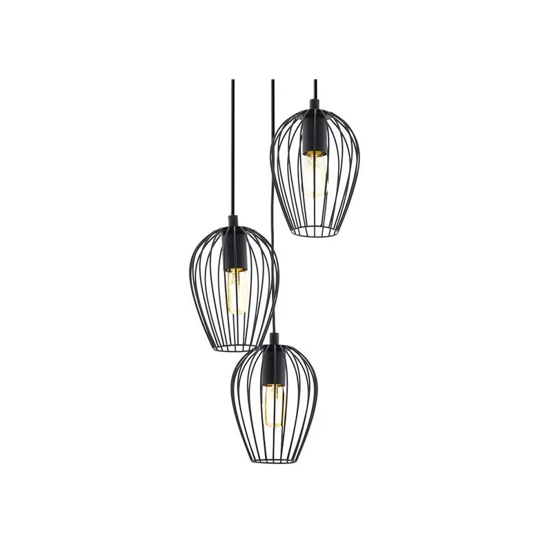 Vintage Newtown Design Pendellampe - Sort