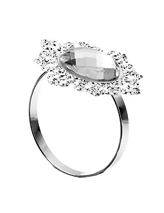 Stilfulde Servietringe – 12 Stk. - Sølv 2