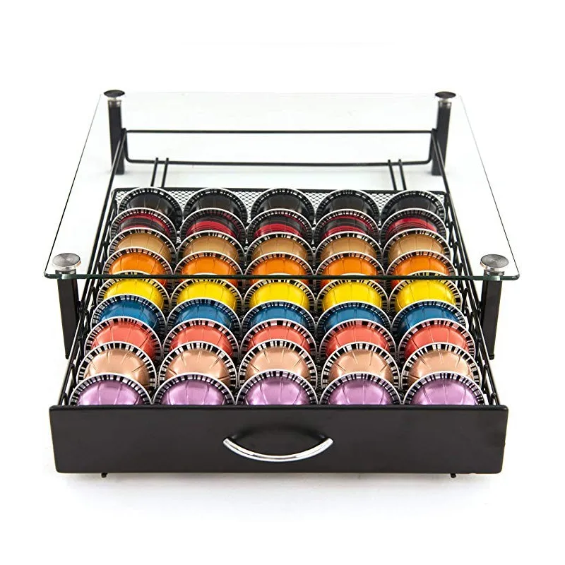Luksus Vertuo Nespresso Kaffekapsel Opbevaring - Plads Til 45 Kapsler 