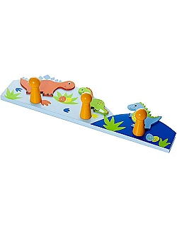 Dekorativ Dino Knagerække – 3 Knager - Blå