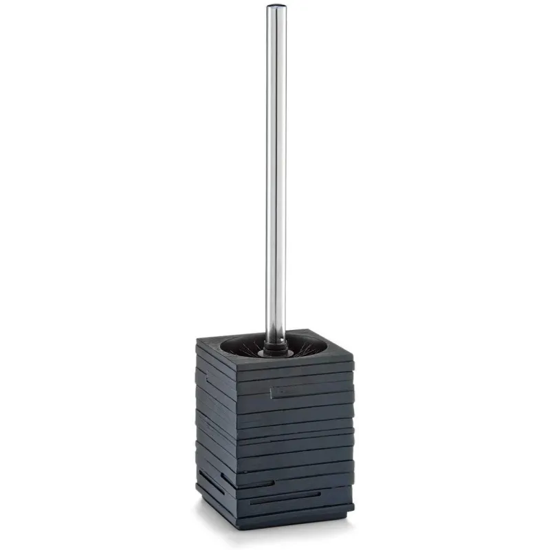 Moderne Skifer Design Toiletbørsteholder - Sort