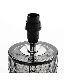 Moderne Glow Bordlampe Inkl. Stofskærm -1 Stk. - Sort