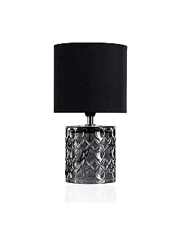 Moderne Glow Bordlampe Inkl. Stofskærm -1 Stk. - Sort