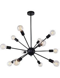 Moderne XL Sputnik Design Lysekrone – 12 x Lyskilder – Flere Farver