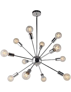 Moderne XL Sputnik Design Lysekrone – 12 x Lyskilder – Flere Farver