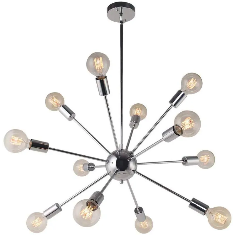 Moderne XL Sputnik Design Lysekrone – 12 x Lyskilder – Flere Farver