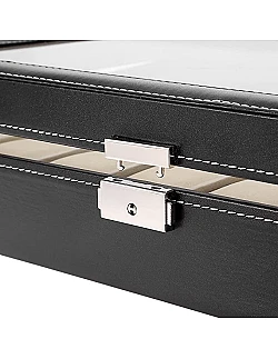 Moderne Opbevaringsboks & Display Til Armbåndsure – Plads Op Til 24 Stk.