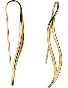 Lange Design Øreringe - 925 Sterling Sølv 