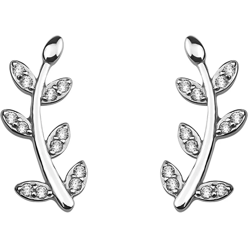 Stilfulde Natur Inspirerede Ørestikker - 925 Sterling Sølv