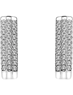 Moderne Creol Design Øreringe - 925 Sterling Sølv 2