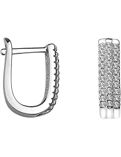 Moderne Creol Design Øreringe - 925 Sterling Sølv