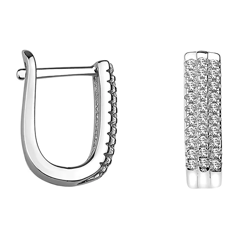 Moderne Creol Design Øreringe - 925 Sterling Sølv