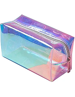 Moderne Lille Makeup Pung – Holografisk Design 