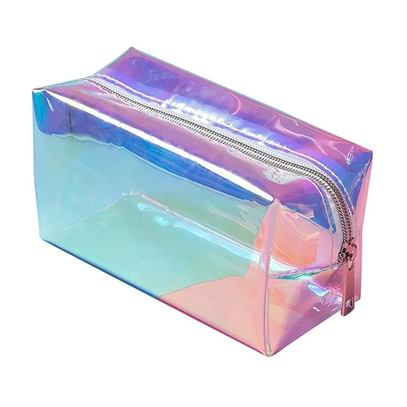 Moderne Lille Makeup Pung – Holografisk Design 
