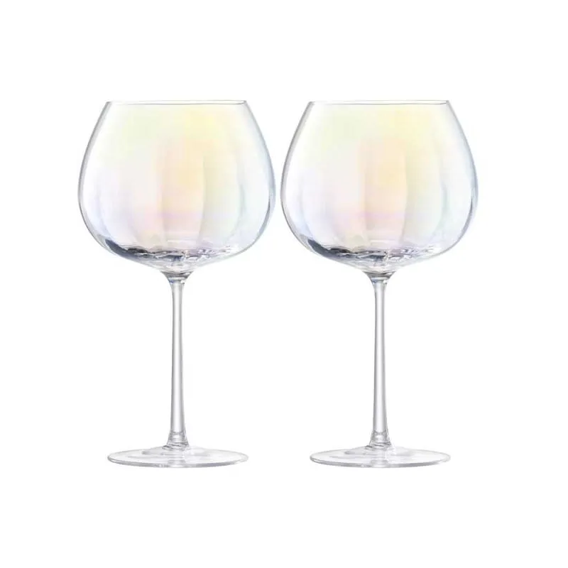 Stilfulde Håndmalet Ballon Gin & Cocktail Glas– 2 Stk. – 650 Ml.