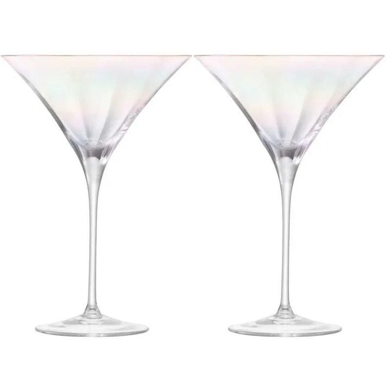 Stilfulde Håndmalet Martini & Cocktail Glas – 2 Stk.