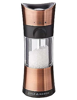 Stilfuld Cole & Mason Horsham  Keramisk Saltkværn - Kobber