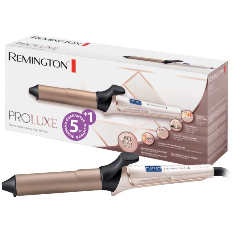 Remington Proluxe CI9132 Krøllejern Til Store Krøller – Rosa Guld