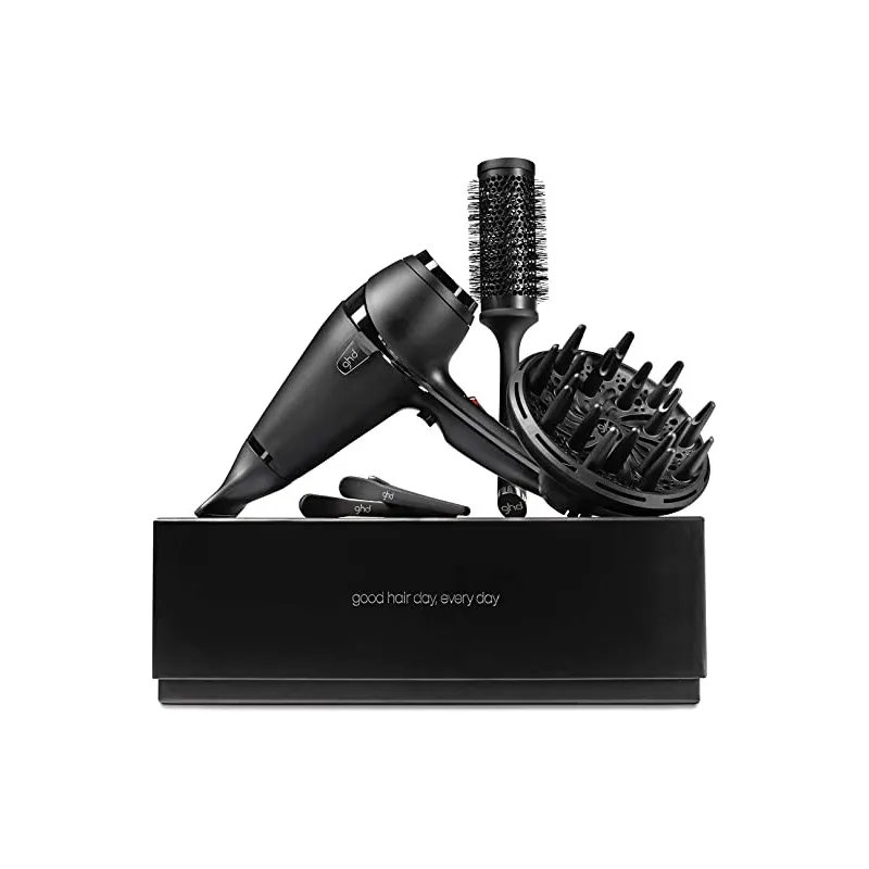 Professionel GHD Air Hair Drying Kit – Komplet Hårstyling Sæt