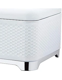 Moderne Design Stål Brødkasse - Hvid