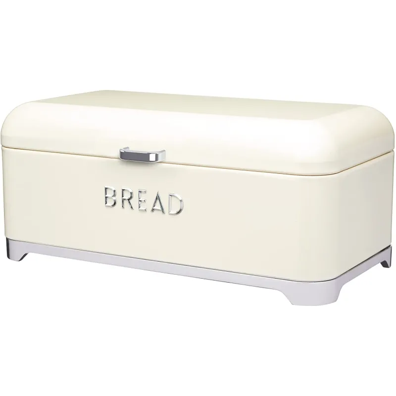 Retro Vintage Inspireret Brødkasse - Creme